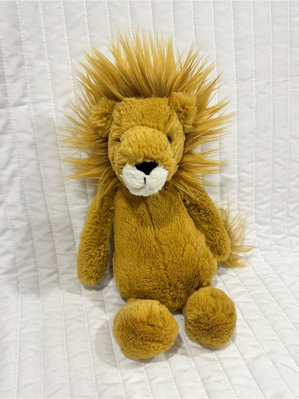 Jellycat Bashful Lion 12" Plush Toy - Soft Cuddly Kids Plush